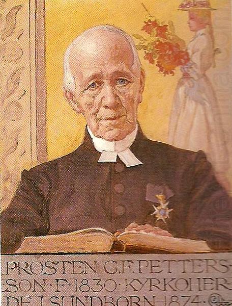 prosten C.F pettersson, Carl Larsson